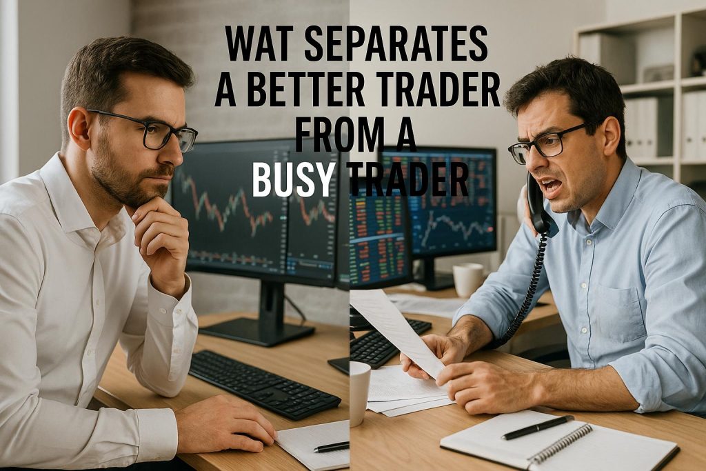 What separates a better trader from a busy trader