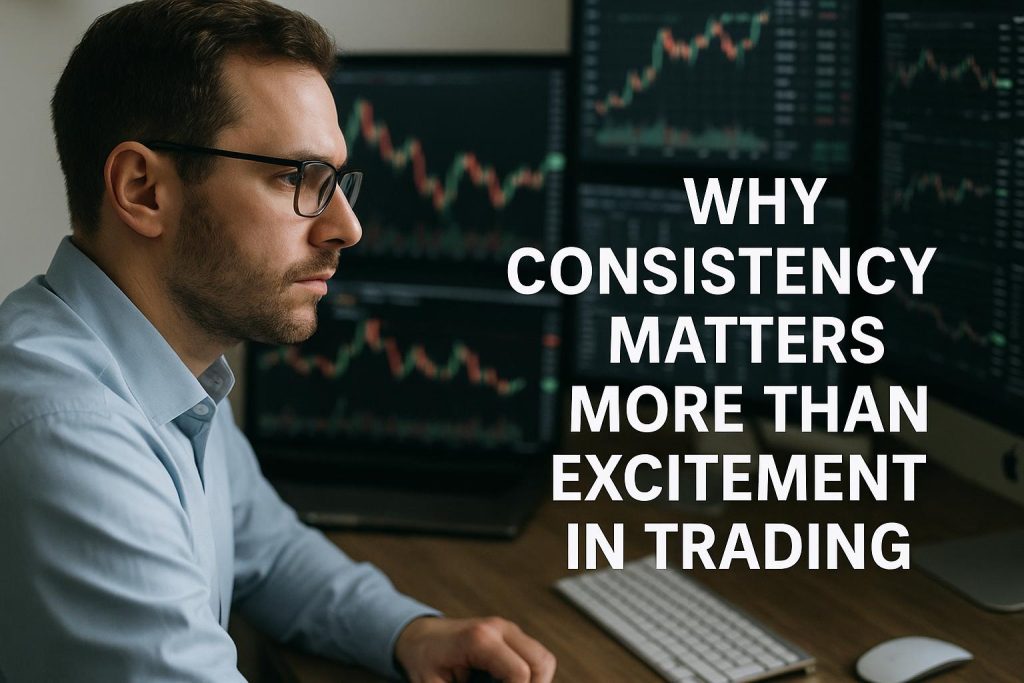 Why consistency matters more than excitement in trading